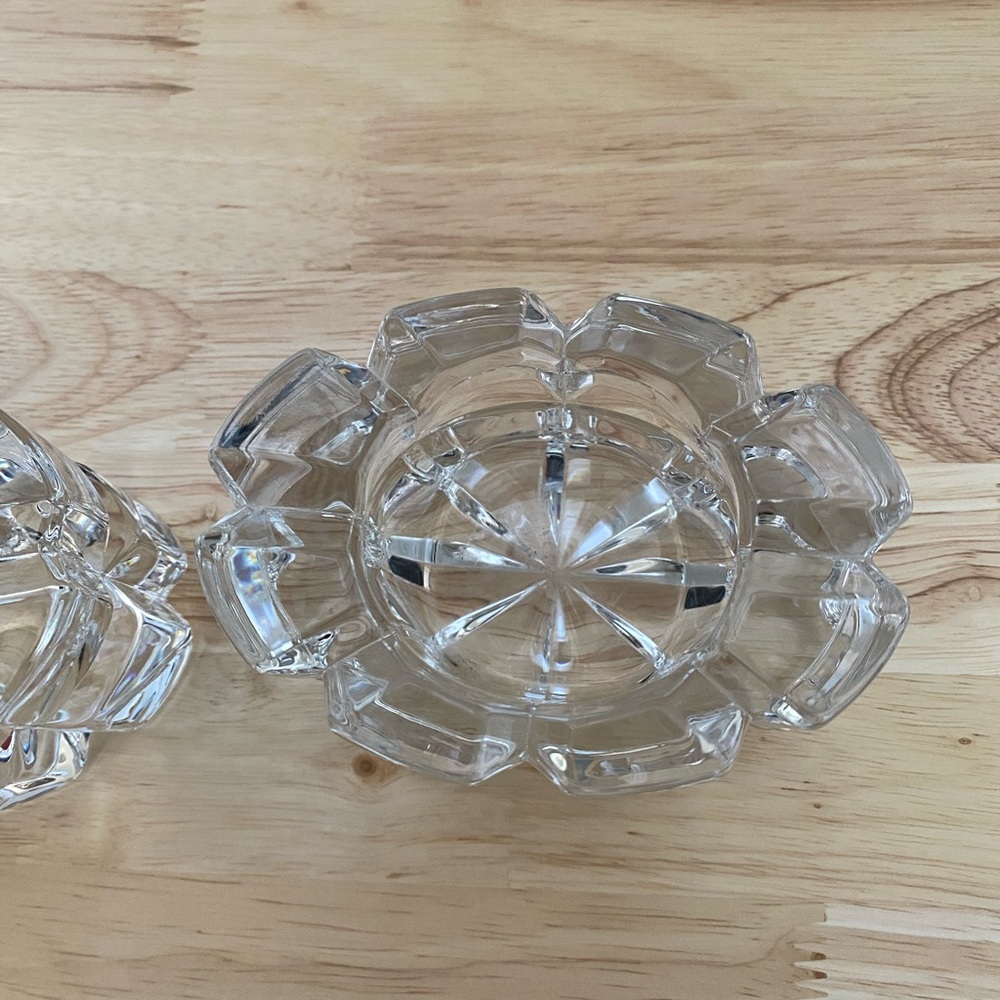 2 Mikasa crystal votive candle holders - Picture 4 of 6